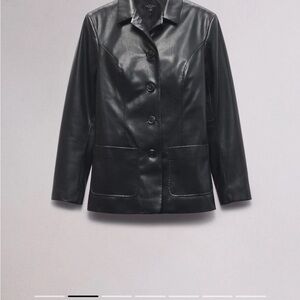 Rag and Bone New with Tags On Drew Faux Leather Blazer, size 0